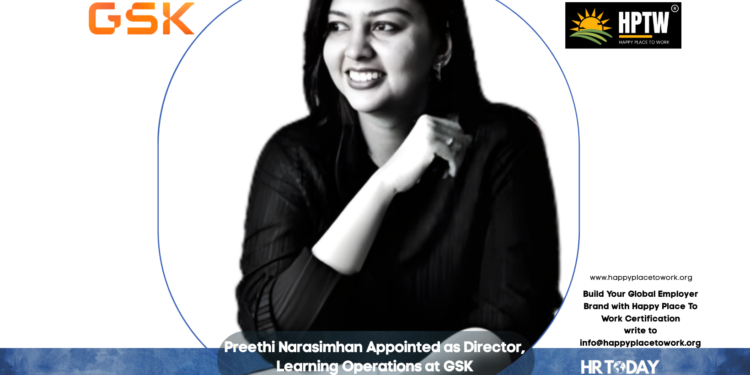 Preethi Narasimhan Appointed as Director, Learning Operations at GSK