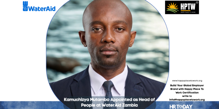 Kamuchizya Mutambo Appointed as Head of People at WaterAid Zambia