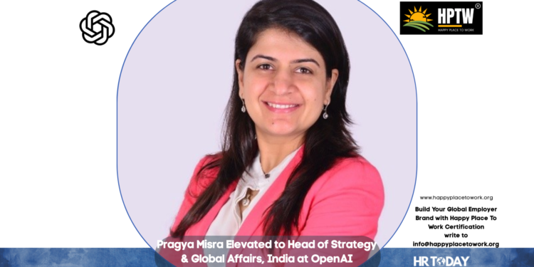 Pragya Misra Elevated to Head of Strategy & Global Affairs, India at OpenAI