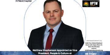 Matthew Stephenson Appointed as Vice President, People & Culture at NexChapter