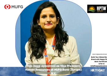 Puja Jaggi Appointed as Vice President, Human Resources at MUFG Bank (Europe) N.V.