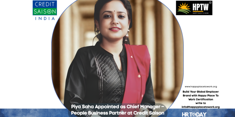 Piya Saha Appointed as Chief Manager – People Business Partner at Credit Saison India
