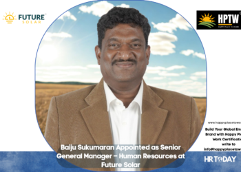 Baiju Sukumaran Appointed as Senior General Manager – Human Resources at Future Solar