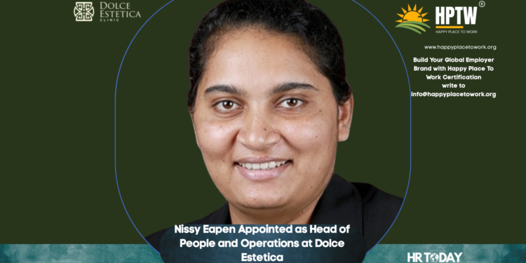 Nissy Eapen Appointed as Head of People and Operations at Dolce Estetica