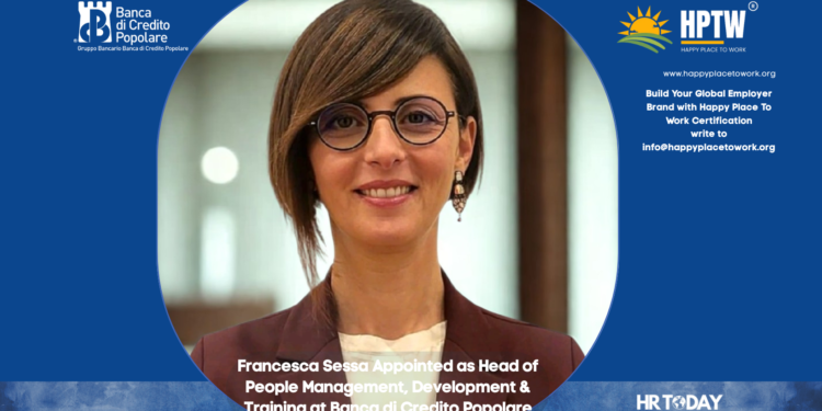 Francesca Sessa Appointed as Head of People Management, Development & Training at Banca di Credito Popolare