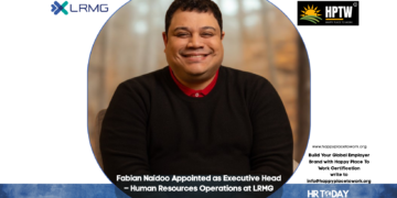 Fabian Naidoo Appointed as Executive Head – Human Resources Operations at LRMG