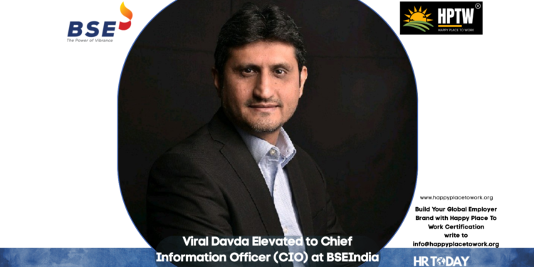 Viral Davda Elevated to Chief Information Officer (CIO) at BSEIndia