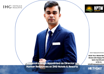 Shivendra Singh Appointed as Director of Human Resources at IHG Hotels & Resorts