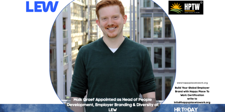 Maik Graef Appointed as Head of People Development, Employer Branding & Diversity at LEW