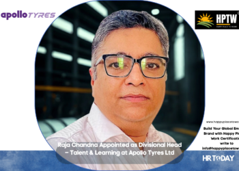 Raja Chandna Appointed as Divisional Head – Talent & Learning at Apollo Tyres Ltd