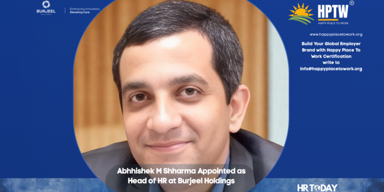 Abhhishek M Shharma Appointed as Head of HR at Burjeel Holdings