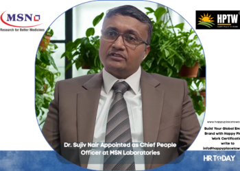 Dr. Sujiv Nair Appointed as Chief People Officer at MSN Laboratories