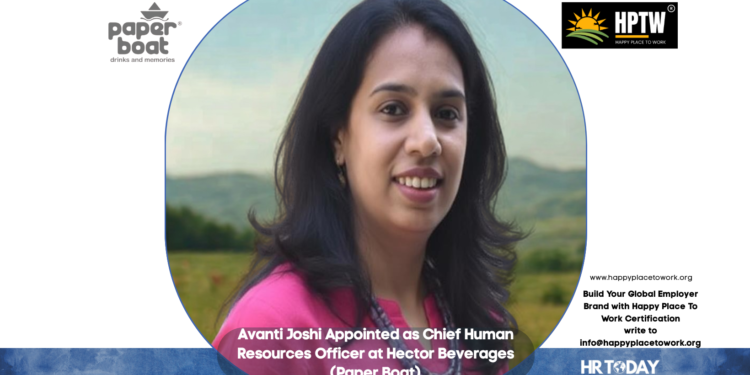 Avanti Joshi Appointed as Chief Human Resources Officer at Hector Beverages (Paper Boat)