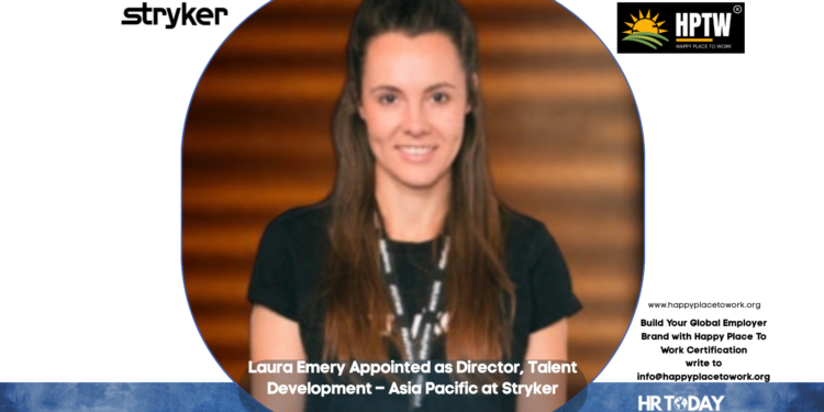 Laura Emery Appointed as Director, Talent Development – Asia Pacific at Stryker