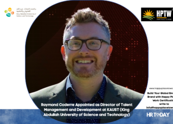 Raymond Coderre Appointed as Director of Talent Management and Development at KAUST (King Abdullah University of Science and Technology)