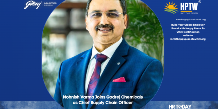 Mohnish Varma Joins Godrej Chemicals as Chief Supply Chain Officer