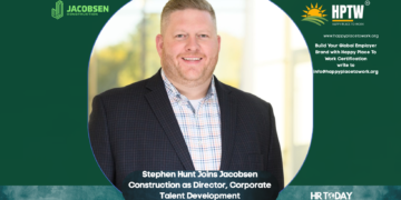 Stephen Hunt Joins Jacobsen Construction as Director, Corporate Talent Development