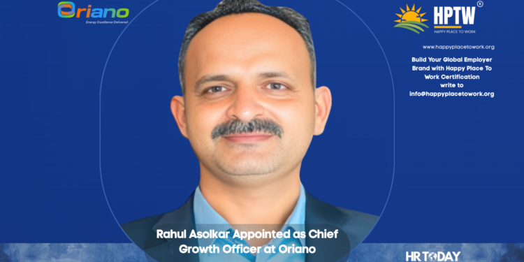 Rahul Asolkar Appointed as Chief Growth Officer at Oriano