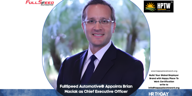 FullSpeed Automotive® Appoints Brian Maciak as Chief Executive Officer