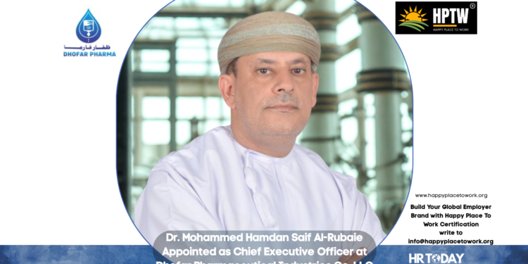 Dr. Mohammed Hamdan Saif Al-Rubaie Appointed as Chief Executive Officer at Dhofar Pharmaceutical Industries Co. LLC