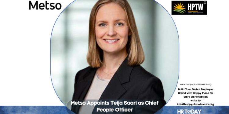 Metso Appoints Teija Saari as Chief People Officer