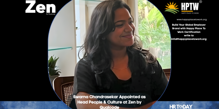 Swarna Chandrasekar Appointed as Head People & Culture at Zen by Qualcode