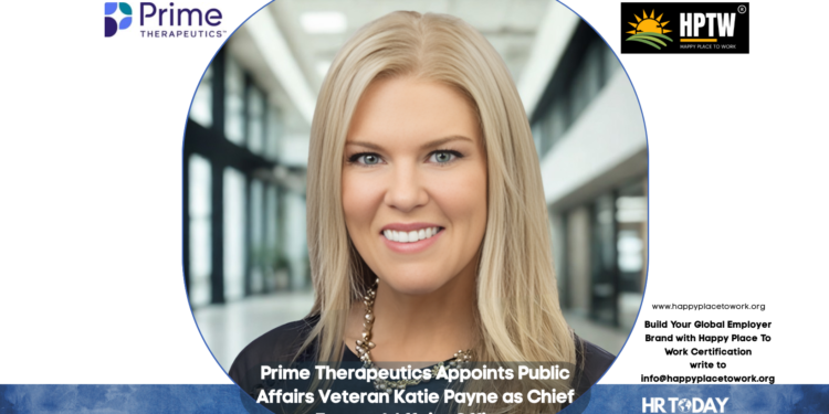 Prime Therapeutics Appoints Public Affairs Veteran Katie Payne as Chief External Affairs Officer