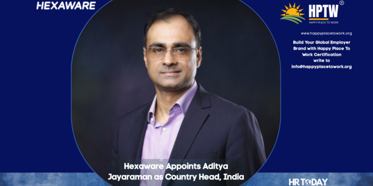 Hexaware Appoints Aditya Jayaraman as Country Head, India