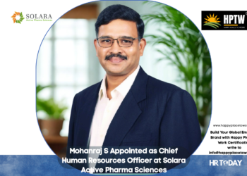 Mohanraj S Appointed as Chief Human Resources Officer at Solara Active Pharma Sciences