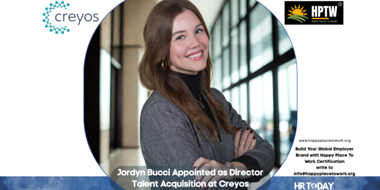 Jordyn Bucci Appointed as Director Talent Acquisition at Creyos