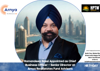 Ramandeep Sassi Appointed as Chief Business Officer – Senior Director at Arnya RealEstates Fund Advisors