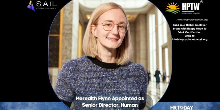Meredith Flynn Appointed as Senior Director, Human Resources at Sail Biomedicines
