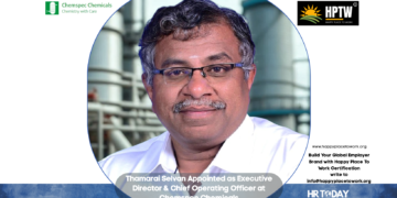 Thamarai Selvan Appointed as Executive Director & Chief Operating Officer at Chemspec Chemicals