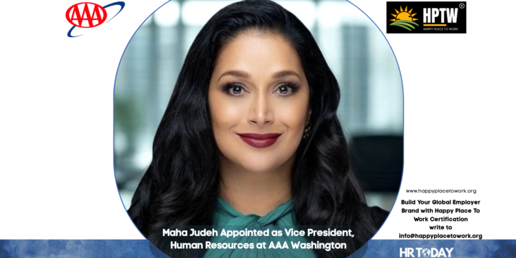 Maha Judeh Appointed as Vice President, Human Resources at AAA Washington