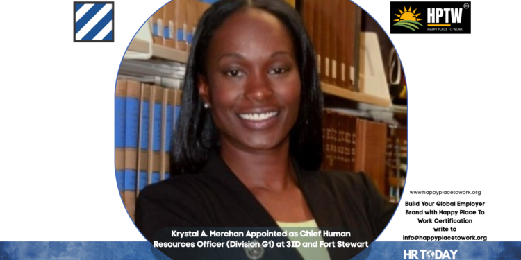 Krystal A. Merchan Appointed as Chief Human Resources Officer (Division G1) at 3ID and Fort Stewart