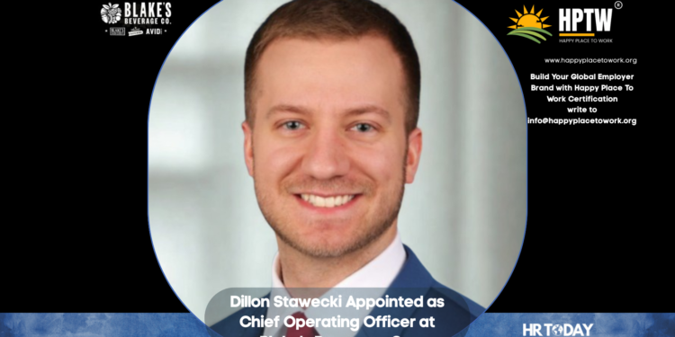 Dillon Stawecki Appointed as Chief Operating Officer at Blake's Beverage Co.