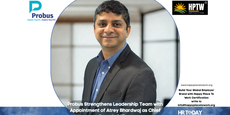 Probus Strengthens Leadership Team with Appointment of Atrey Bhardwaj as Chief Growth Officer