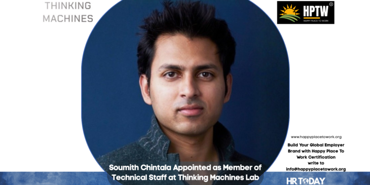 Soumith Chintala Appointed as Member of Technical Staff at Thinking Machines Lab