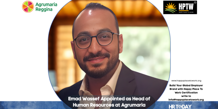 Emad Wassef Appointed as Head of Human Resources at Agrumaria Reggina