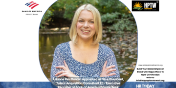 Julianne MacDonald Appointed as Vice President, Talent Acquisition Consultant II – Executive Recruiter at Bank of America Private Bank