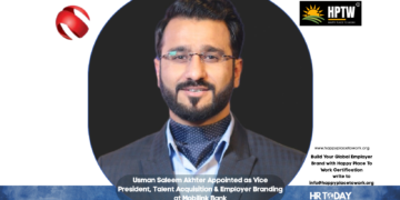 Usman Saleem Akhter Appointed as Vice President, Talent Acquisition & Employer Branding at Mobilink Bank