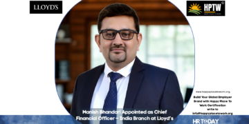 Manish Bhandari Appointed as Chief Financial Officer – India Branch at Lloyd’s