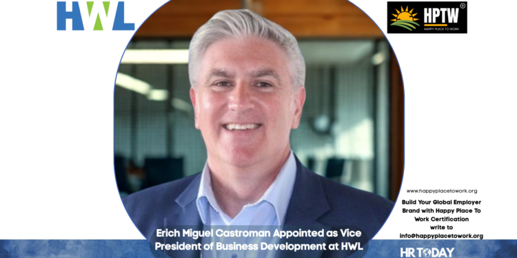 Erich Miguel Castroman Appointed as Vice President of Business Development at HWL