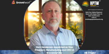 Mark Henderson Appointed as Vice President, Manufacturing and CMC at Braveheart Bio