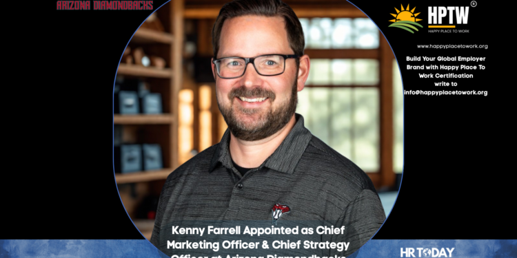 Kenny Farrell Appointed as Chief Marketing Officer & Chief Strategy Officer at Arizona Diamondbacks