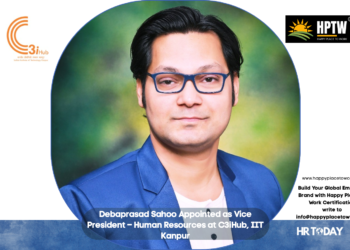 Debaprasad Sahoo Appointed as Vice President – Human Resources at C3iHub, IIT Kanpur