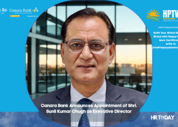 Canara Bank Announces Appointment of Shri. Sunil Kumar Chugh as Executive Director