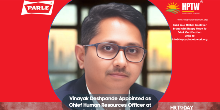 Vinayak Deshpande Appointed as Chief Human Resources Officer at Parle Products Pvt. Ltd.