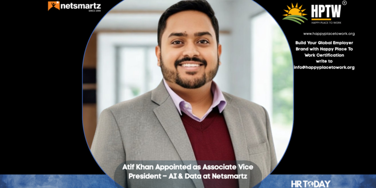 Atif Khan Appointed as Associate Vice President – AI & Data at Netsmartz