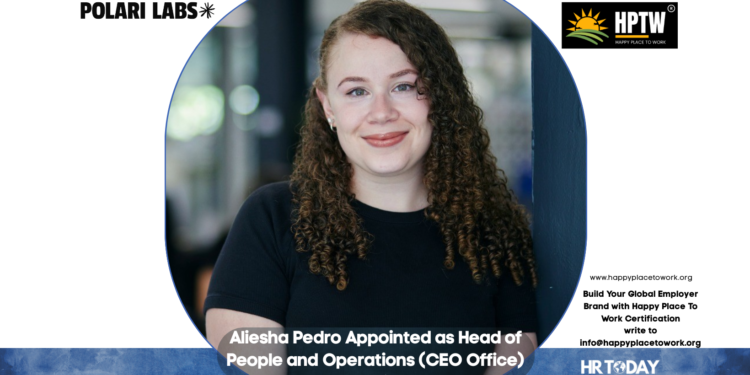 Aliesha Pedro Appointed as Head of People and Operations (CEO Office) at Polari Labs